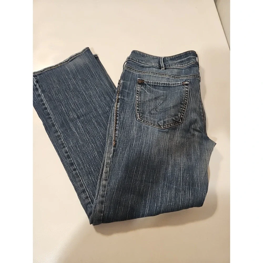 Silver Jeans Julia womens Mid Rise Stretch Boot cut‎ Denim 36x32 Jeans (1382